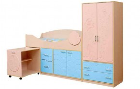 Набор мебели для детской Юниор -12.2 (700*1860) МДФ матовый в Елабуге - elabuga.mebel-74.com | фото