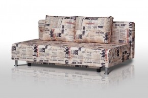 Диван-кровать Комфорт без подлокотников Принт "Gazeta" (2 подушки) в Елабуге - elabuga.mebel-74.com | фото