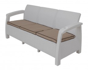 Диван Yalta Premium Sofa 3 Set (Ялта) белый (+подушки под спину) в Елабуге - elabuga.mebel-74.com | фото