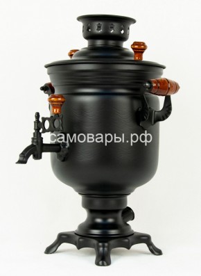 Электрический самовар "Черный Русский" матовая банка на 3 литра (Ограниченная серия) в Елабуге - elabuga.mebel-74.com | фото