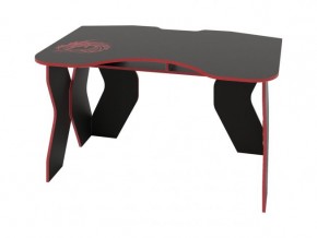Компьютерный стол КЛ №9.0 (Черный/Красный) в Елабуге - elabuga.mebel-74.com | фото