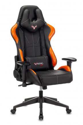 Кресло игровое Бюрократ VIKING 5 AERO ORANGE черный/оранжевый в Елабуге - elabuga.mebel-74.com | фото