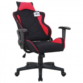 Кресло компьютерное BRABIX GT Racer GM-101 + подушка (ткань) черное/красное (531820) в Елабуге - elabuga.mebel-74.com | фото
