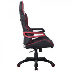 Кресло компьютерное BRABIX Nitro GM-001 (ткань/экокожа) черное, вставки красные (531816) в Елабуге - elabuga.mebel-74.com | фото