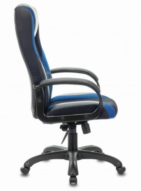Кресло компьютерное BRABIX PREMIUM "Rapid GM-102" (экокожа/ткань, черное/синее) 532106 в Елабуге - elabuga.mebel-74.com | фото