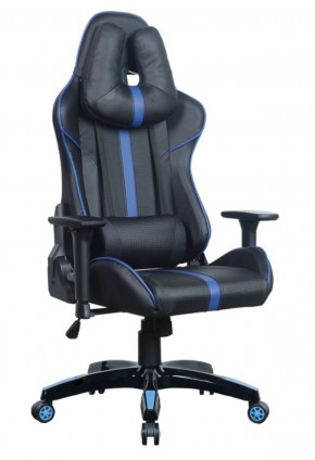 Кресло компьютерное BRABIX "GT Carbon GM-120" (черное/синее) 531930 в Елабуге - elabuga.mebel-74.com | фото