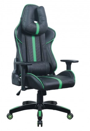 Кресло компьютерное BRABIX "GT Carbon GM-120" (черное/зеленое) 531929 в Елабуге - elabuga.mebel-74.com | фото