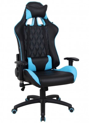 Кресло компьютерное BRABIX "GT Master GM-110" (черное/голубое) 531928 в Елабуге - elabuga.mebel-74.com | фото