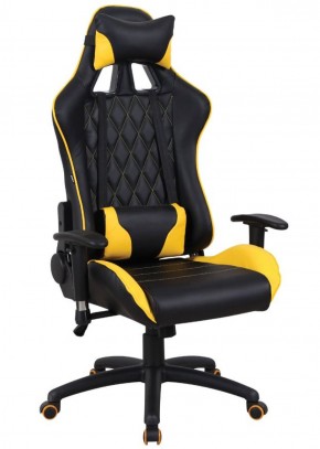 Кресло компьютерное BRABIX "GT Master GM-110" (черное/желтое) 531927 в Елабуге - elabuga.mebel-74.com | фото