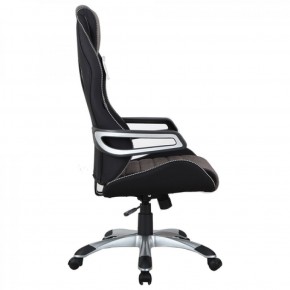 Кресло компьютерное BRABIX Techno GM-002 (ткань) черное/серое, вставки белые (531815) в Елабуге - elabuga.mebel-74.com | фото