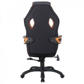 Кресло компьютерное BRABIX Techno Pro GM-003 (ткань черное/серое, вставки оранжевые) 531813 в Елабуге - elabuga.mebel-74.com | фото