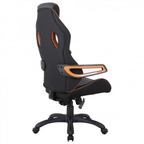 Кресло компьютерное BRABIX Techno Pro GM-003 (ткань черное/серое, вставки оранжевые) 531813 в Елабуге - elabuga.mebel-74.com | фото