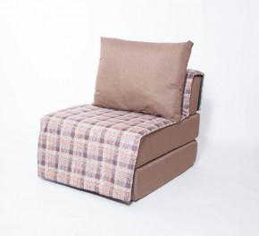 Кресло-кровать бескаркасное Харви (коричневый-квадро беж) в Елабуге - elabuga.mebel-74.com | фото