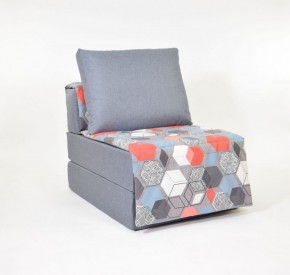Кресло-кровать бескаркасное Харви (серый-геометрия слейт) в Елабуге - elabuga.mebel-74.com | фото