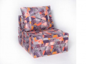 Кресло-кровать-пуф бескаркасное Окта (Велюр принт 2) в Елабуге - elabuga.mebel-74.com | фото