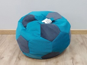Кресло-мешок Мяч S (Shaggy Azure-Shaggy Grafit) в Елабуге - elabuga.mebel-74.com | фото