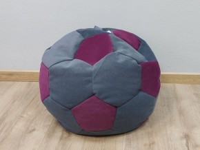 Кресло-мешок Мяч S (Shaggy Grafit-Shaggy Wine) в Елабуге - elabuga.mebel-74.com | фото