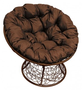 Кресло "ПАПАСАН" ротанг (каркас коричневый) в Елабуге - elabuga.mebel-74.com | фото