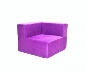 Кресло-угловое-модуль бескаркасное Тетрис 30 (Фиолетовый) в Елабуге - elabuga.mebel-74.com | фото
