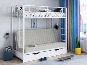 Кровать двухъярусная с диваном "Мадлен-ЯЯ" с ящиками в Елабуге - elabuga.mebel-74.com | фото