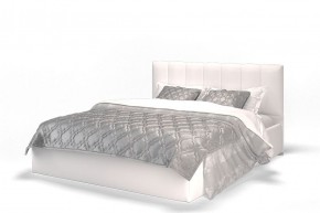 Кровать Элен 1600 + основание с ПМ (Vega white) белый в Елабуге - elabuga.mebel-74.com | фото