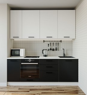 Кухонный гарнитур Графика 2200 (Стол. 26мм) в Елабуге - elabuga.mebel-74.com | фото