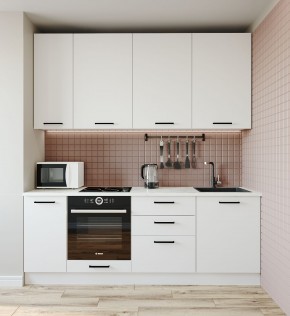 Кухонный гарнитур Жемчуг 2200 (Стол. 38мм) в Елабуге - elabuga.mebel-74.com | фото