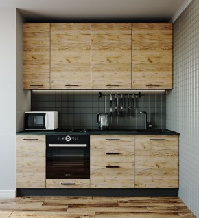 Кухонный гарнитур Крафт 2200 (Стол. 26мм) в Елабуге - elabuga.mebel-74.com | фото
