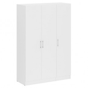 Шкаф 2-х створчатый + Пенал Стандарт, цвет белый, ШхГхВ 135х52х200 см., универсальная сборка в Елабуге - elabuga.mebel-74.com | фото
