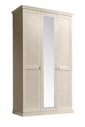 Шкаф 3-х дверный (с зеркалом) для платья и белья Венеция дуб седан (ВНШ1/3) в Елабуге - elabuga.mebel-74.com | фото