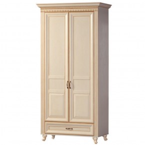 Шкаф для одежды 2-х дверный №471 Марлен Кремовый белый в Елабуге - elabuga.mebel-74.com | фото