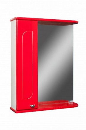 Шкаф-зеркало Радуга Красный 50 левый АЙСБЕРГ (DA1122HZR) в Елабуге - elabuga.mebel-74.com | фото