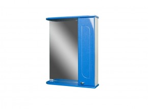 Шкаф-зеркало Радуга Синий металлик 50 ПРАВЫЙ АЙСБЕРГ (DA1128HZR) в Елабуге - elabuga.mebel-74.com | фото