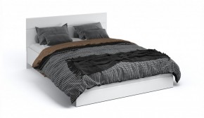 Спальня Йорк Кровать 160 с подъемным механизмом Белый жемчуг/Белый глянец в Елабуге - elabuga.mebel-74.com | фото
